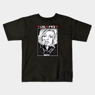 GIRL POWER Marilyn Monroe Kids T-Shirt